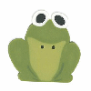 nh 1113L Large ribbit : Art to Heart : by Just Another Button Company