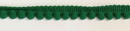 Pom Pom 27.4m x 7mm: Emerald - Per Meter by Sew Cool 