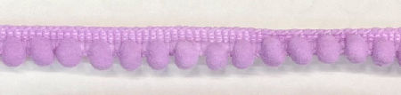  Pom Pom 27.4m x 7mm: Lilac - Per Meter by Sew Cool