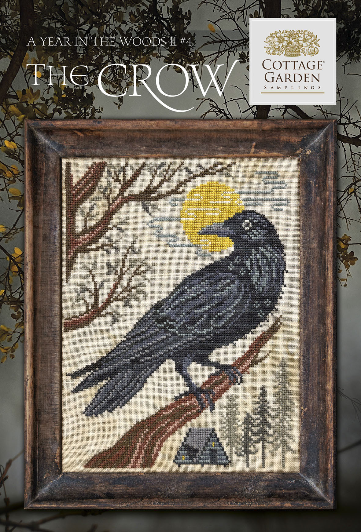 Cottage Garden Samplings - A Year in the Woods ll - Series 4 - The Crow - Pre Order