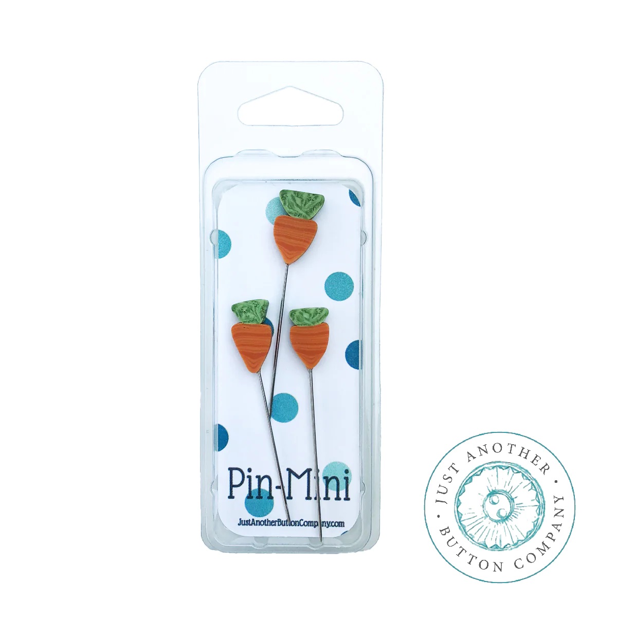 jpm453 Carrots  : Pin-Mini : by Just Another Button Company