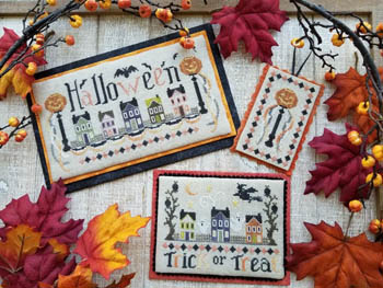 Halloween Street by Waxing Moon Designs 