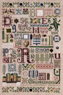 DR208 Souvenir Sampler by The Drawn Thread  