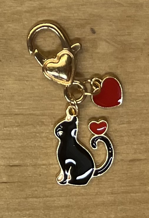 Fancy Yarn - Project Bag Bling - Cat and Hearts Only 4 in stock