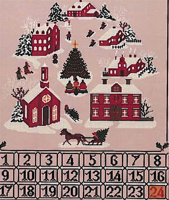 Christmas Advent Calendar by Twin Peak Primitives 