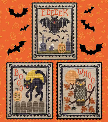 Halloween Critter Trio by Waxing Moon Designs 