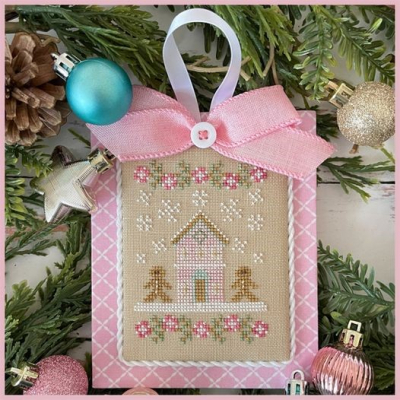  Country Cottage Needlework - 7 Christmas Gingerbread - Pastel Collection  