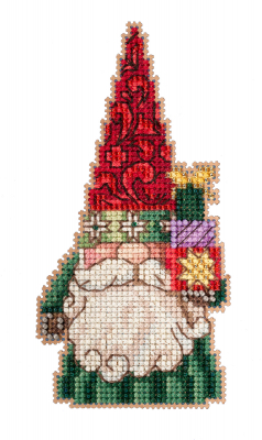 JS20-2213 Gnome Holding Gifts by Jim Shore - Mill Hill