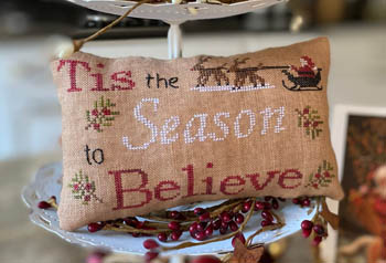 Tis the Season Pillow by Mani di Donna  