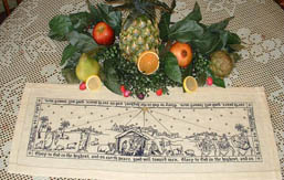 The Nativity Story - Runner Table Topper by Blackberry Lane Designs LLC 