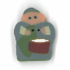 nh1105L Drummer Boy Large by Just Another Button Company 