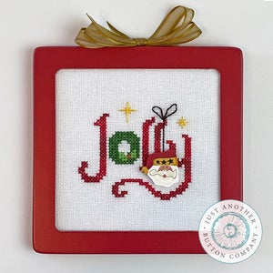 Jolly Square Santa by Just Another Button Company 