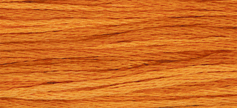 2228 Pumpkin - 2 stranded - 45 yards by Weeks Dye Works   