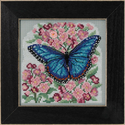 MH14-2216 Blue Morpho Butterfly by Mill Hill  