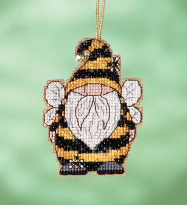MH16-2211 Bee Gnome by Mill Hill  