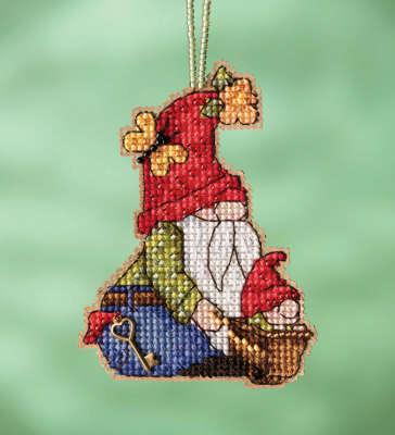 MH16-2212 Wheelbarrow Gnome by Mill Hill  