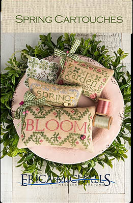 Erica Michaels Needlework Designs - Spring Cartouches RRP £13.00