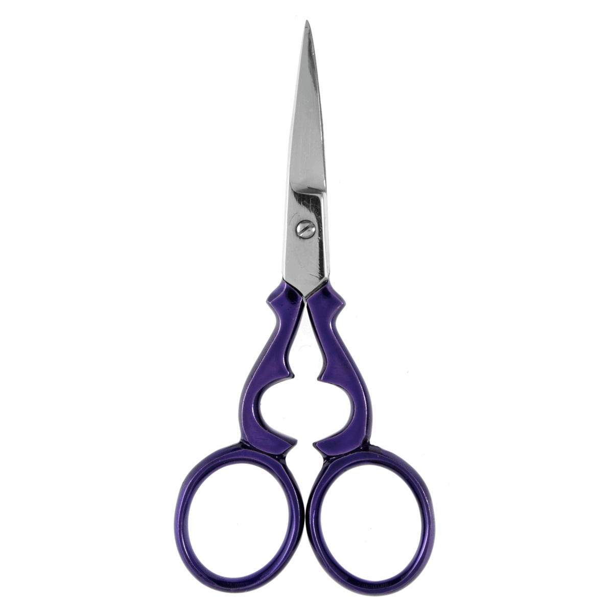 B5410 Scissors: Embroidery: Victorian: 9.6cm/3.75in: Purple 