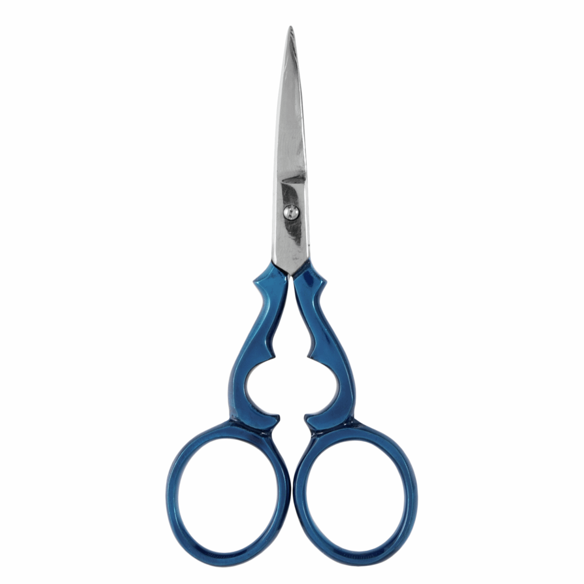 B54107 Scissors: Embroidery: Victorian: 9.6cm/3.75in: Blue 