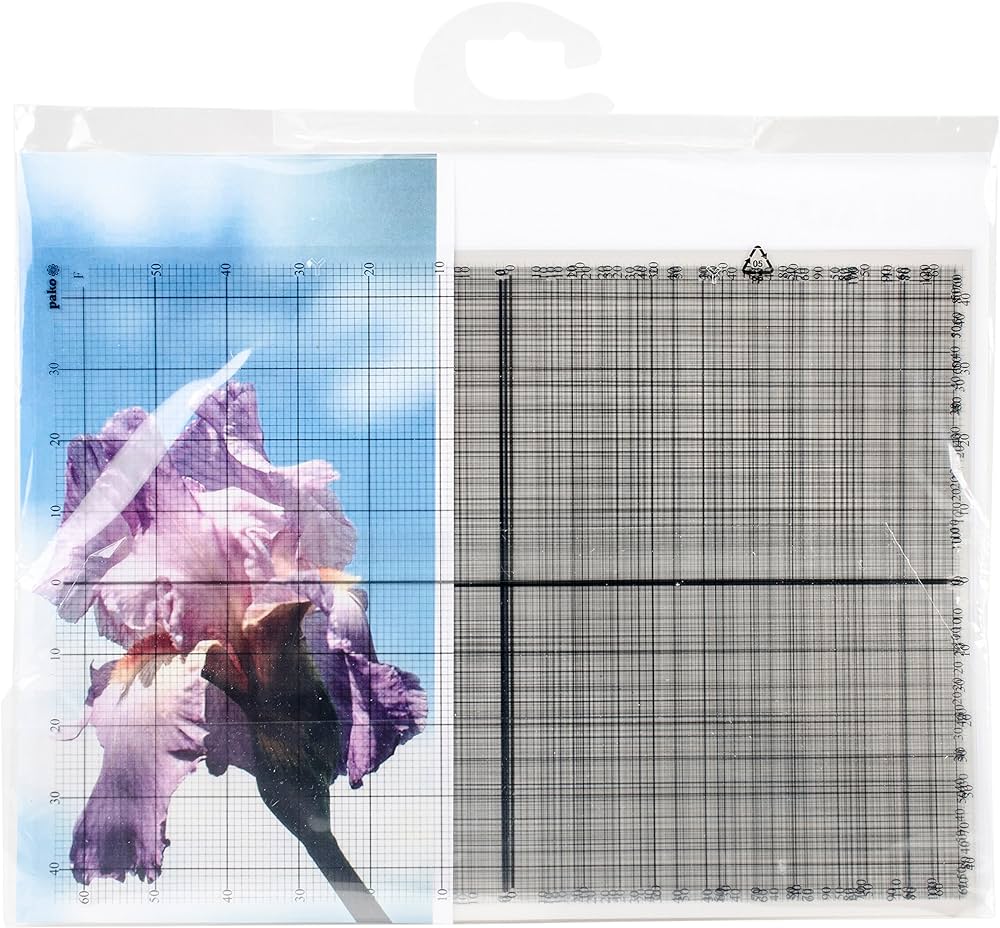 Pako - Transparent Grids 6 differet sizes on A4 assonate - 707090