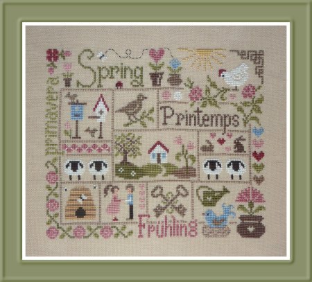 Sampler Printemps Winter by Jardin Privé 