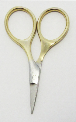  Tiny Snips  Silver finish with Gold Handles Embroidery TM116G by Tamsco