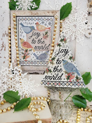 Fourth Day Of Christmas Sampler & Tree by Hello from Liz Mathews