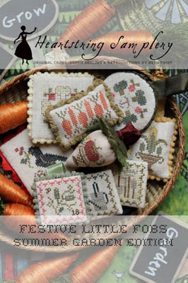 Heartstring Samplery - Festive Little Fobs 8 - Summer Garden 