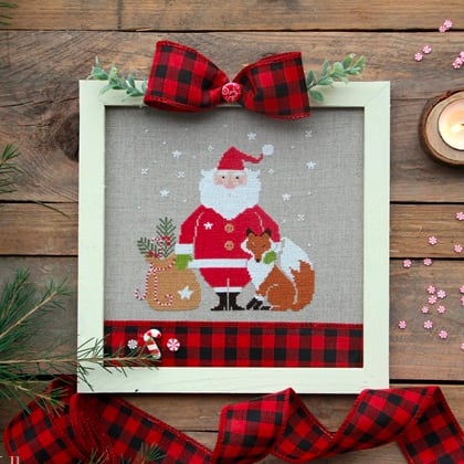 Santa and Fox by Madame Chantilly  