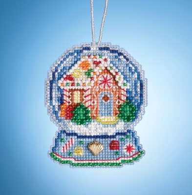 MH16-1932 Gingerbread House Globe by Mill Hill 