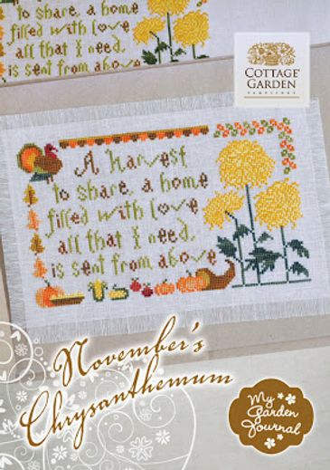 My Garden Journal  - November's Chrysanthemum by Cottage Garden Samplings 