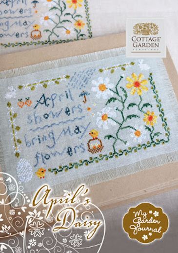 My Garden Journal  - April's Daisy  by Cottage Garden Samplings 
