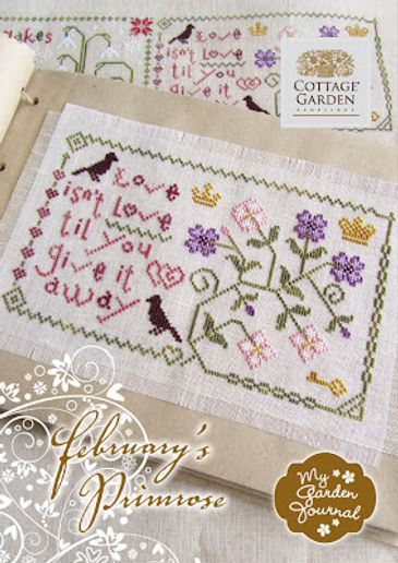 My Garden Journal - February's Primrose  by Cottage Garden Samplings 