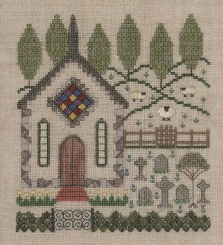 Old Stone Church  by Elizabeth's Needlework Designs RRP £9.60 Only 1 in stock Not able to reorder