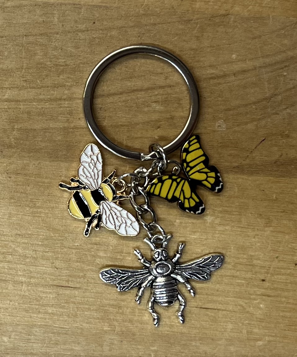 Fancy Yarn - Project Bag Bling - Bees and butterfly only 1 in stock