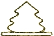 MHMMT1 Brushed Gold Mini Tree - Metal Bellpulls by Mill Hill