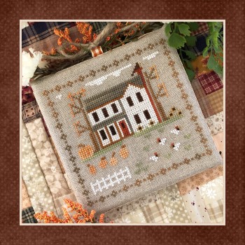 Fall on the Farm - 2 Old Farmhouse  by Little House Needleworks - 