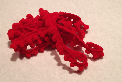  Mini Pom Pom - Nose  - 1 yards by Dames of the Needle  