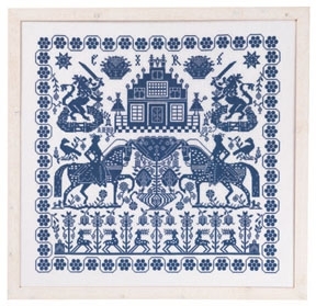 Sampler Blue  - No 154400 by  Permin 