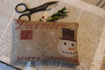 December 25th Merry Christmas Pinkeep by Stacey Nash Primitives 