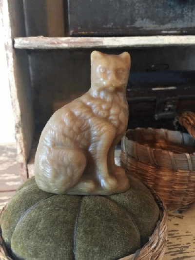 Cat -  Natural Waxer  by  Stacy Nash Primitives  only 1 in stock