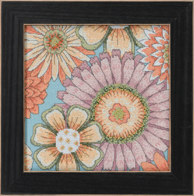 DM302213  Floral Blue 1 by  Mill Hill 