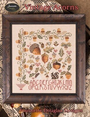 Vintage Acorns by  Jeannette Douglas Designs 