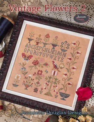  Vintage Flowers 2 by Jeannette Douglas Designs 