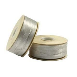 Silver Grey/ Sterling -  size D -  58 meter per bobbin 