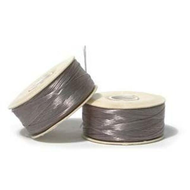 Grey -  size D-  58 meter per bobbin - 1 per pack 