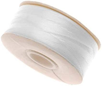 White Nymo -  size 00 -  58 meter per bobbin 