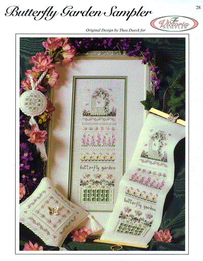 028 Butterfly Garden Sampler by The Victoria Sampler 
