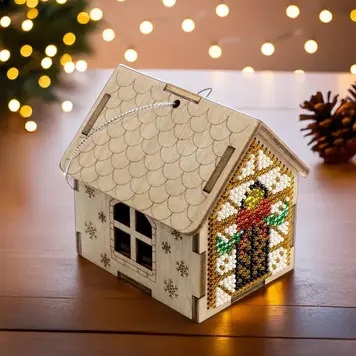 FLK-560 House beading kit - 6.5cm x 7.5cm x 5.5cmcm by Wonderland Crafts