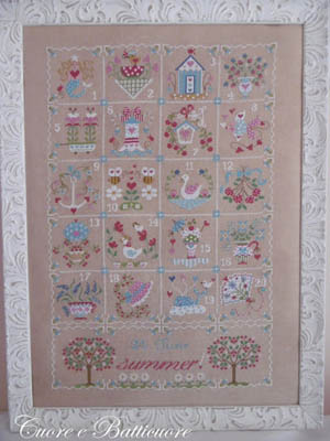 Shabby Summer Calendar by Cuore e Batticuore